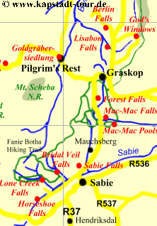 Karte � by www.kapstadt-tour.de